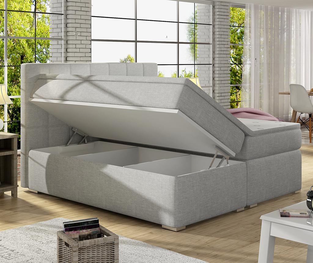 Boxspring krevet Alice Purple 160x200 cm - Vivre
