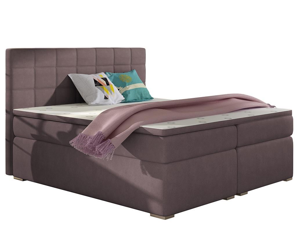 Boxspring krevet Alice Purple 160x200 cm - Vivre