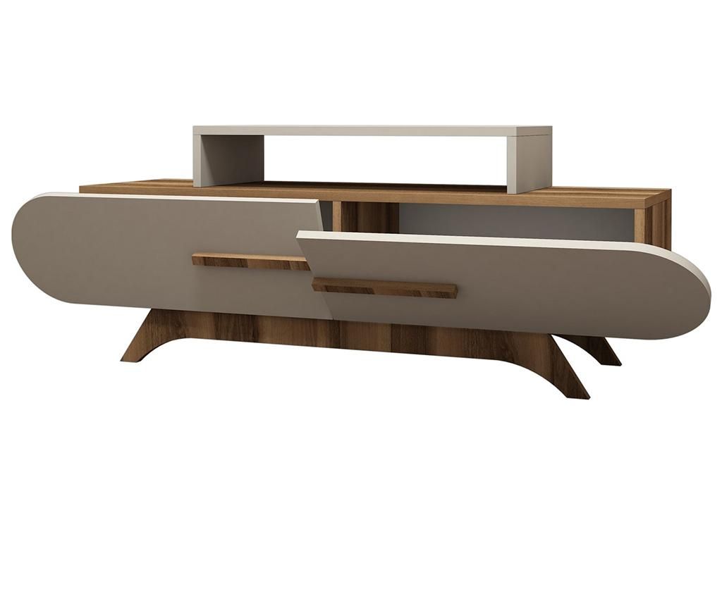 TV komoda Rose Walnut Cream