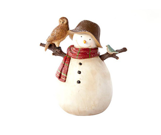 Dekoracija Snowman With Owl