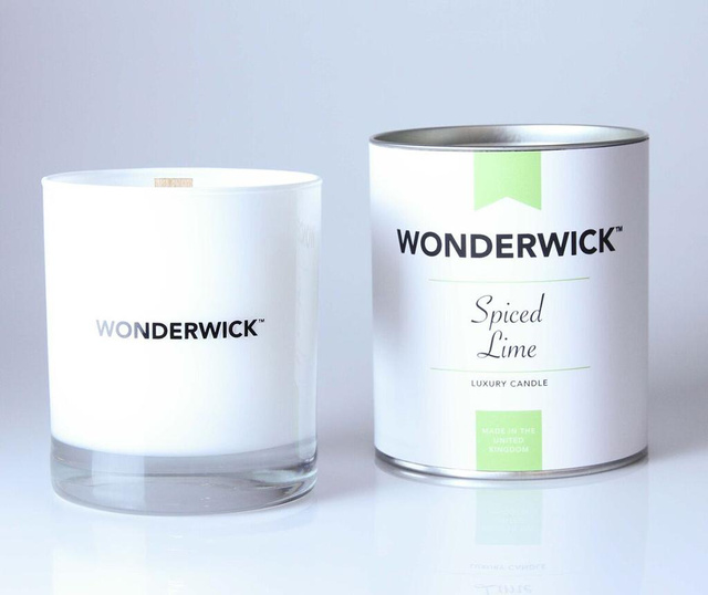 Dišeča sveča Wonderwick  Spiced Lime Blanc