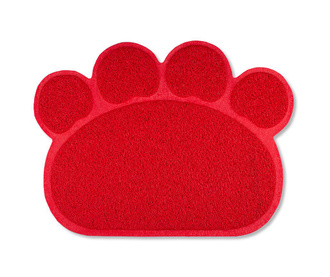 Входна изтривалка Dog Footprint Red 45x60 см