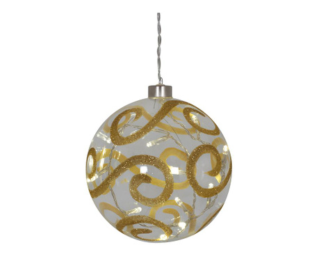 Glob decorativ luminos Näve, Strivaris, sticla, 15x15x16 cm