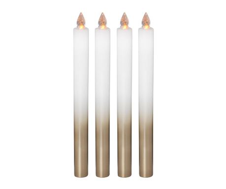 Комплект 4 свещи с LED-лампички Candles Waves