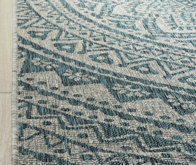 Covor Kalena Grey Teal 90x150 cm