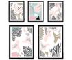 Set 5 slik Wavy Prints