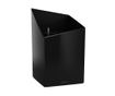 Комплект саксия с напоителна система и поставка Cursivo Black Gloss S
