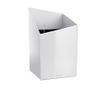 Комплект саксия с напоителна система и поставка Cursivo White Gloss S