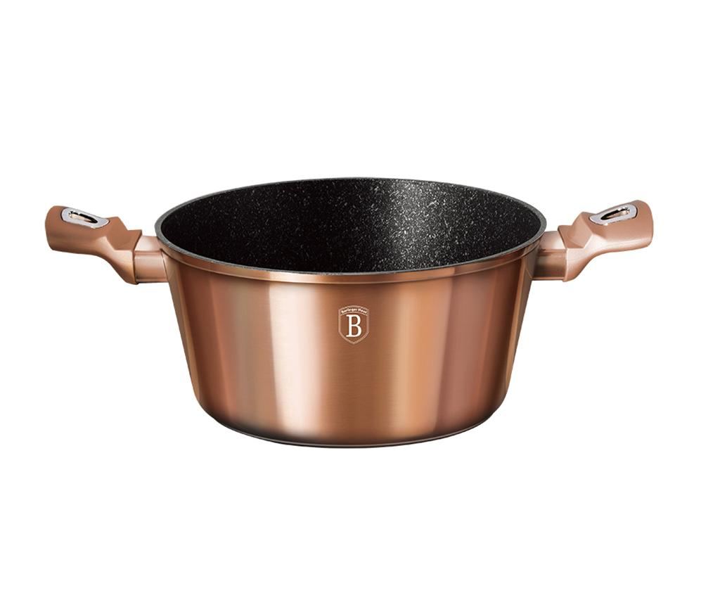 Posuda za kuhanje s poklopcem Metallic Rose Gold 4.1 L - 2