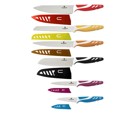 Комплект 6 ножа с калъфи Soft Color