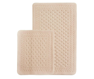 Lace Powder Pink 2 db Fürdőszobai szőnyeg