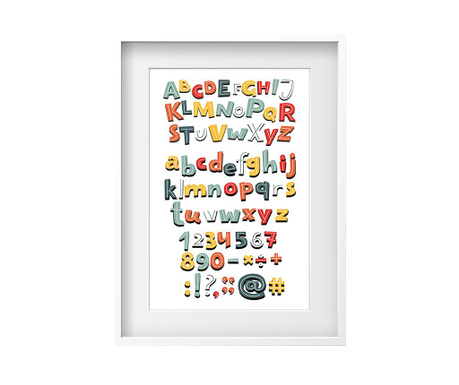 Crazy Alphabet Kép 24x29 cm