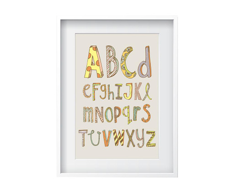 Alphabet Shapes Kép 24x29 cm