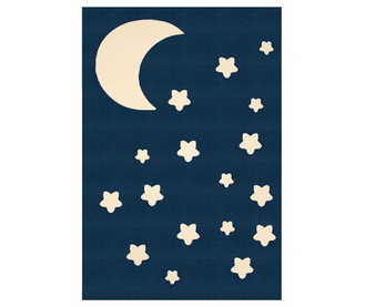 Килим Moon and Stars Dark Blue 140x200 см