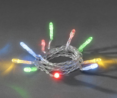 Ghirlanda luminoasa Konstsmide, Tada Colors, plastic, 135 cm