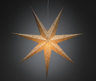 Viseča svetlobna dekoracija Golden Star
