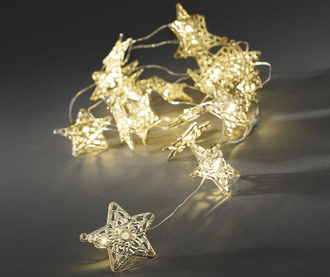 Ghirlanda luminoasa Stars Golden 190 cm