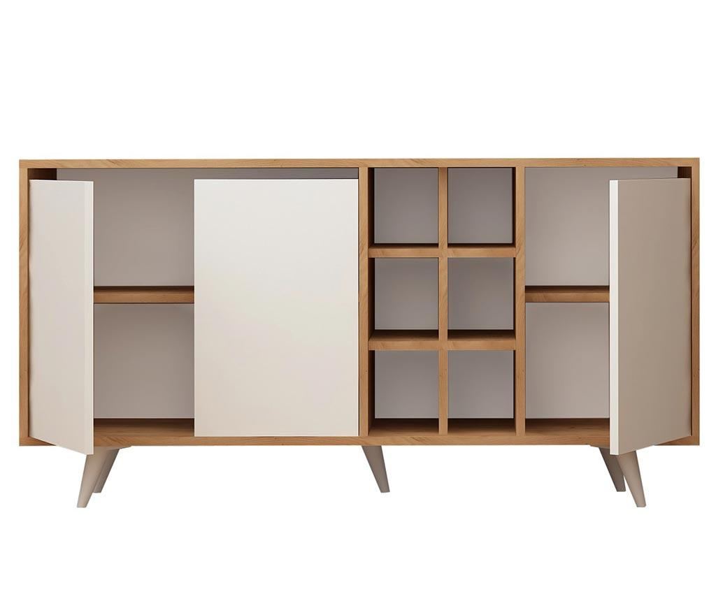 Bufet inferior Mod Design, Kathleen, PAL melaminat, 140x40x86 cm - 2
