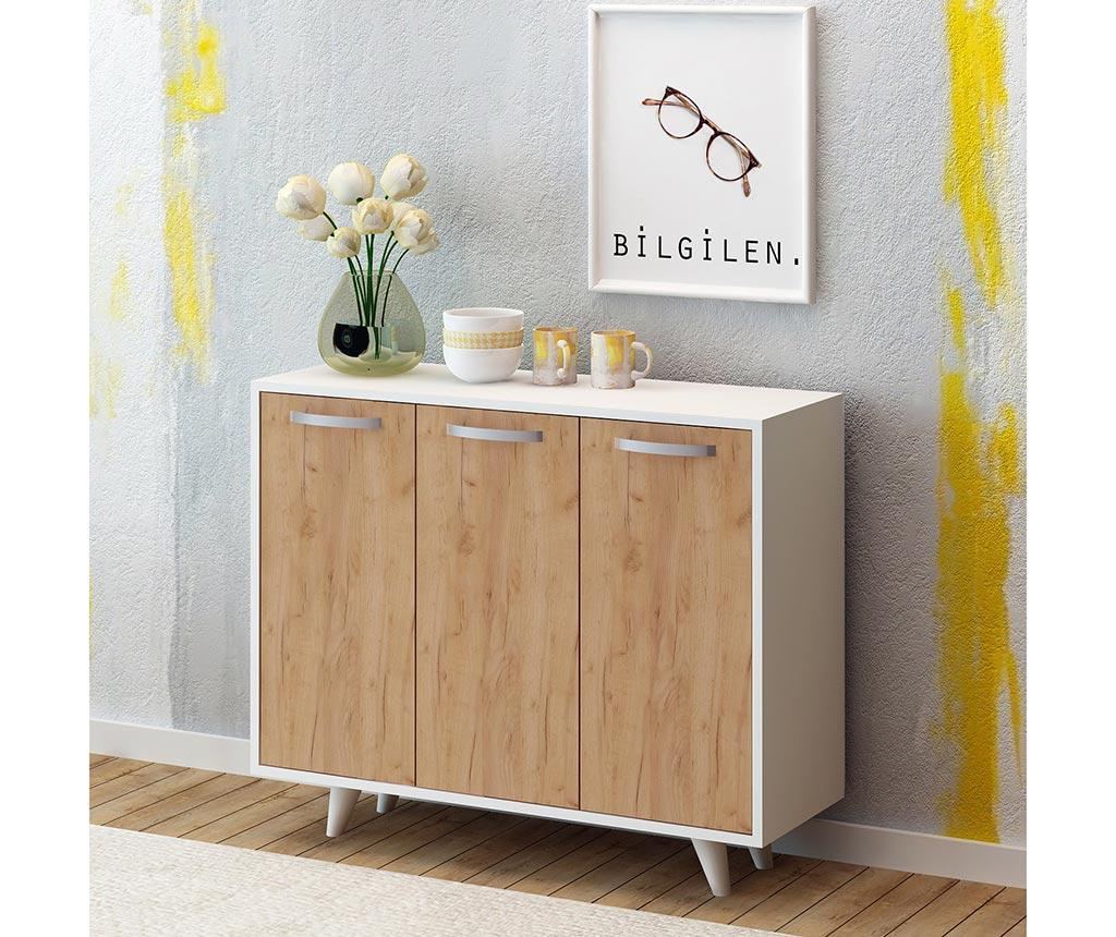 Bufet inferior Mod Design, Dorethea, PAL melaminat, 82x100x35 cm - 4