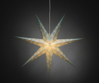 Висяща светеща декорация Blue Star