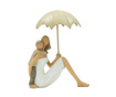 Ukras Woman Sitting with Umbrella