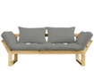 Sofa extensibila Edge Honey and Granite Grey