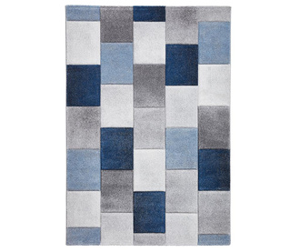 Brooklyn Grey and Blue Szőnyeg 120x170 cm