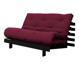 Sofa extensibila Roots Wide Wenge and Bordeaux Red