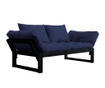 Sofa extensibila Edge Black and Navy Blue