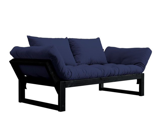 Sofa extensibila Edge Black and Navy Blue