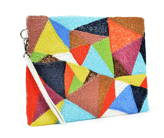 Дамска чанта тип плик Abstract Triangles