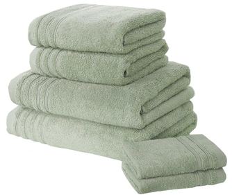 Set 6 prosoape de baie So Soft Green