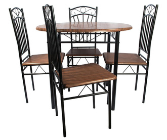 Set - miza in 4 stoli Olivia