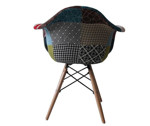 Set 2 scaune Unic Spot, Patchwork Design, 81x64x63 cm