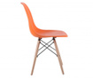 Set 4 scaune Unic Spot, Lunaria Orange, portocaliu, 56x47x81 cm