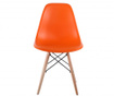 Set 4 scaune Unic Spot, Lunaria Orange, portocaliu, 56x47x81 cm