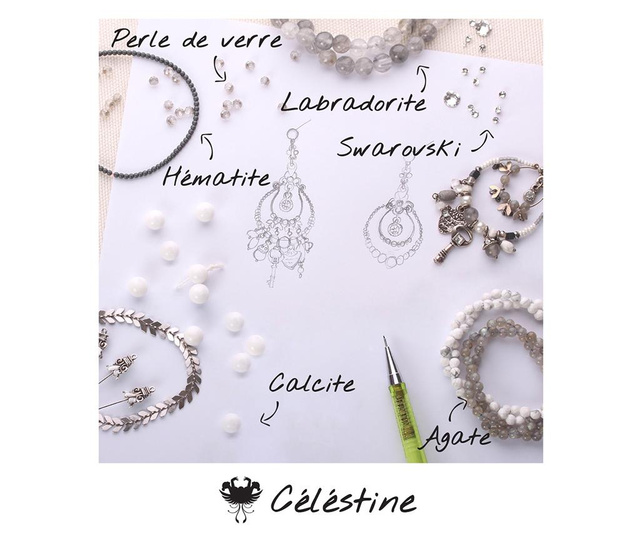 Обеци Celestine Bliss