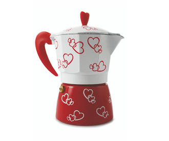 Cafetiera Red Hearts