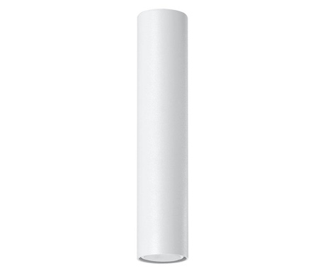 Plafoniera Nice Lamps, Castro White, otel, alb, 8x8x30 cm
