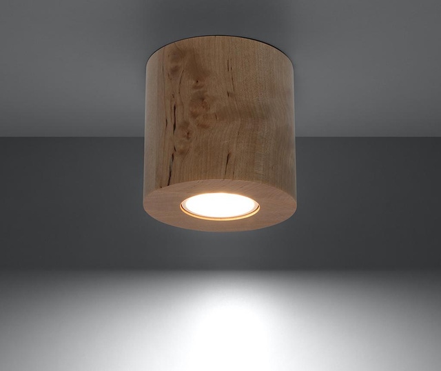 Plafoniera Nice Lamps, Roda, lemn, 10x10x10 cm