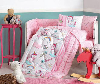 Otroška posteljnina, odeja in dodatki Ranforce Unicorn 95x145