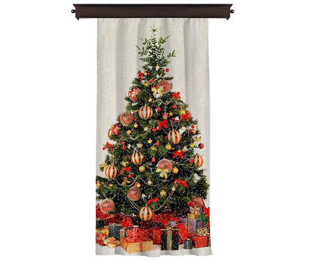 Draperie Cipcici, Christmas Tree, poliester, 140x260 cm, multicolor