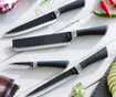 Комплект 4 ножа InnovaGoods Swiss Namiutsu Black Shark