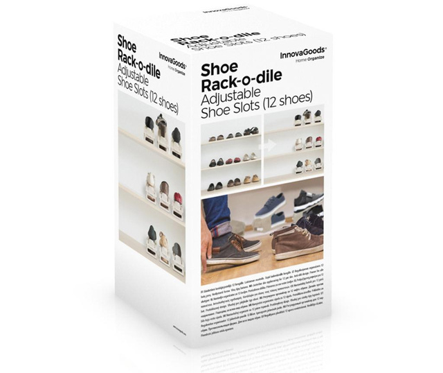 Sada 6 podstavcov na topánky InnovaGoods Rack Adjustable