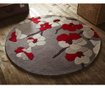 Covor Flair Rugs, Blossom Red Round, 135 cm, poliester