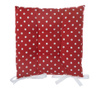 Jastuk za sjedalo Red Dots 41x41 cm