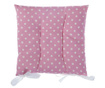 Възглавница за седалка Pink Dots 41x41 см