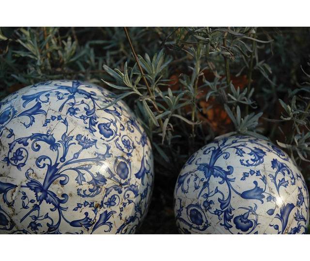 Decoratiune Esschert Design, India Blue, ceramica