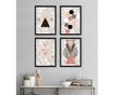 Set 4 slik Geometric 34x44 cm