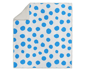 Priročna odeja Blue Dots 130x160 cm